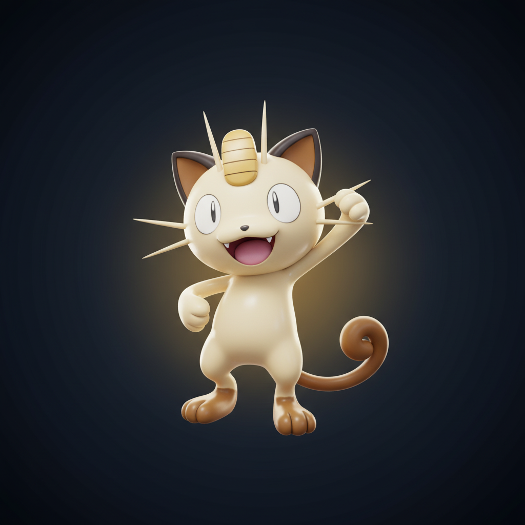 Meowth, the money cat